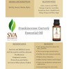 SVA Frankincense Essential Oil 1/3 Oz(Boswelia Carterii) -100% Pure, Natural,