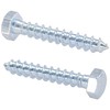 18 PCS Heavy Hex Self Tapping Screws and Nylon Expansion