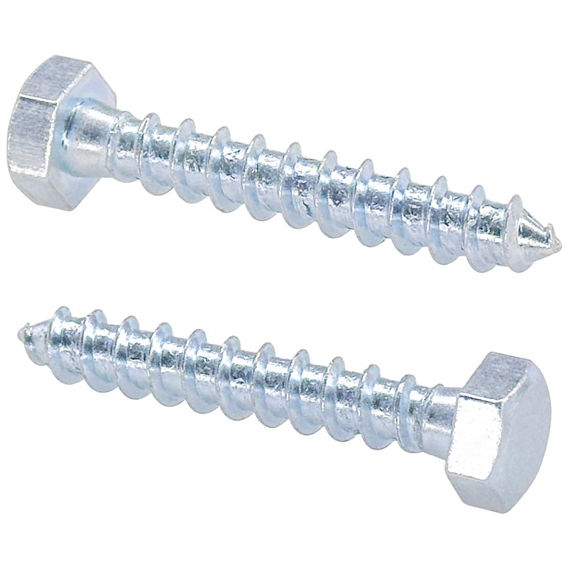 18 PCS Heavy Hex Self Tapping Screws and Nylon Expansion