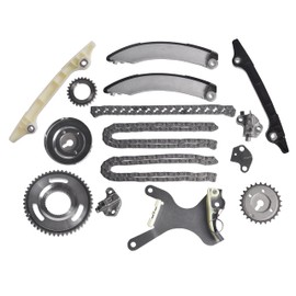 CUGANO Timing Chain Kit Compatible with 2005-2010 Jeep Commander Grand Cherokee Liberty Dodge Dakota Durango Nitro Ram 2006-2009 Mitsubishi Raider 2011 Ram Dakota 3.7L 90393SB