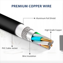 CJP-Geek UL 6ft AC Power Cord Cable Compatible with LG ProBeam BU50NST 4K UHD Projector 5000 ANSI Projector