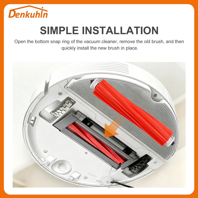 Denkuhin Main Brush Replacement for Roborockes S7 Series, Q7,Q7+, Q7
