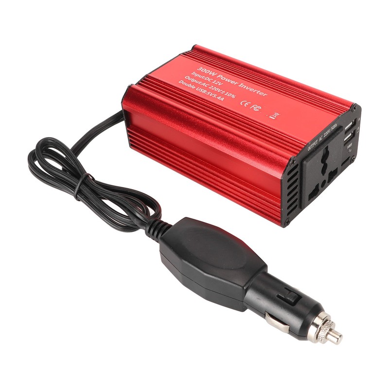 300W Car Power Inverter DC12V to 220V Portable Car Converter