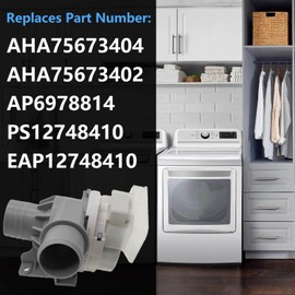 Washer Drain Pump Assembly AHA75673404 AHA75673402,for LG Washing Machine Drain Pump Replace AP6978814 PS12748410 WT7405CW WT7250CW WT7405CW EAU63743803 NTWC021S03
