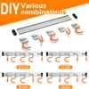 HUPBIPY 69'' Aluminum Alloy Garden Tool Organizer Wall Mount Garage