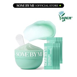 [SOME BY MI] Vegan PDRN Spirulina Sherbet Mask (1g*10ea) - Cooling Routine for Summner Makeup - Soothing Modeling Mask - Cryo Mask - Korean Skin care:_Single