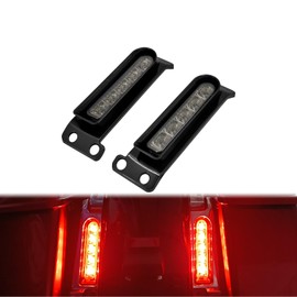 Rear Fender Filler Panel Lights Turn Signals Running Brake Lamp Compatible with Harley Touring Steet Glide Road Glide Road King Special 2014-2023 Black Housing Black Len