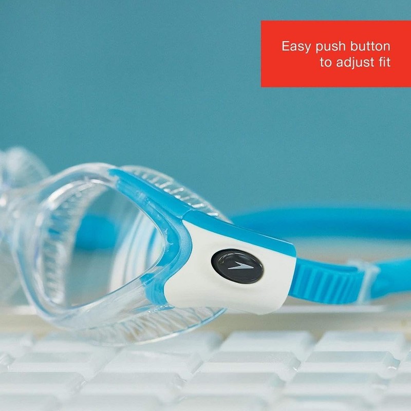 Speedo Unisex Erwachsene Futura Classic Schwimmbrille, grün/klar, Einheitsgröße