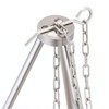 Logos 81063125 Mini Tripod, Wide, Silver, Approx. Width 23.6 x