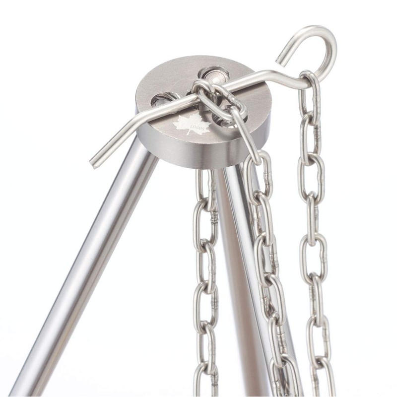 Logos 81063125 Mini Tripod, Wide, Silver, Approx. Width 23.6 x