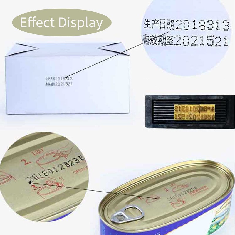 Date Stamp,Portable Handheld Coding Machine Manual Date Stamp Printer Ink