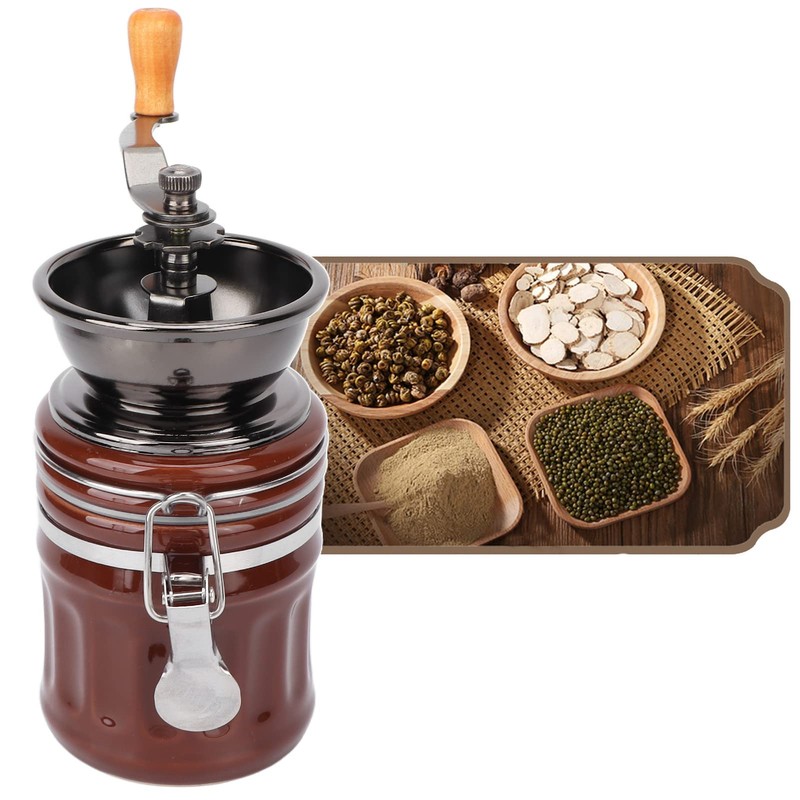 Manual Coffee Grinder Multifunctional Ceramic Coffee Mill European Style For