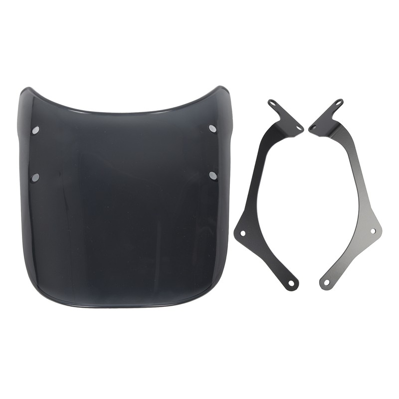 Motorcycle Front Windshield PC Airflow Wind Deflector Fairing Windscreen for