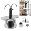 GOWENIC 2 Cup Stovetop Espresso Maker, Moka Pot Classic Italian