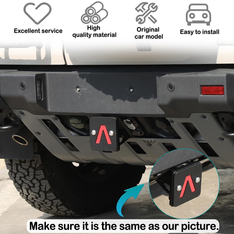 Hudiriy Car Trailer Hitch Cover Compatible with Ineos Grenadier 2020-2025