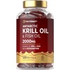 Antarctic Krill Oil Capsules 2000mg | 120 Softgels | High