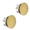 2 Pack Sink Basin Overflow Trim Ring Solid Brass Bathroom