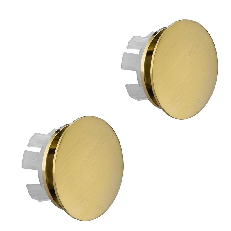 2 Pack Sink Basin Overflow Trim Ring Solid Brass Bathroom