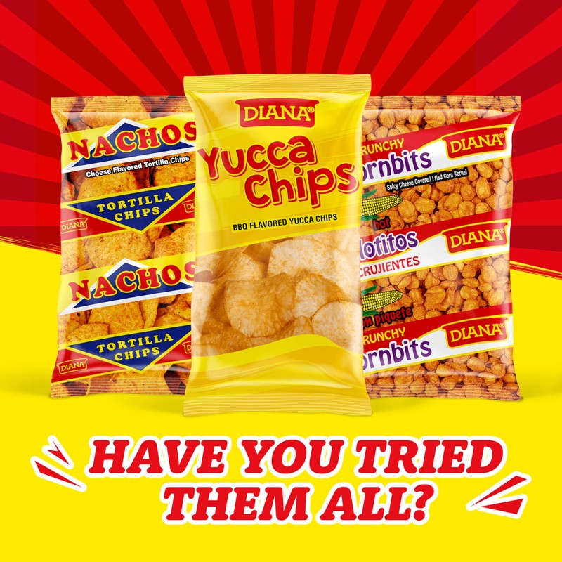 Diana Elotitos Crunchy Corn Kernel Snacks, Spicy Piquete Flavor, 4.05