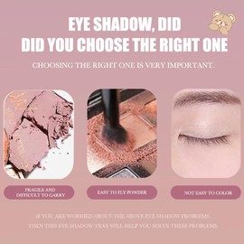 Monochrome Glitter Eyeshadow, Glow Shimmer Pressed Fine Powder Eyeshadow Palette, Shiny Shadow High Pigment Long-lasting For Women Makeup Day & Night, Ultra-fine Powder Multiuse Blendable Formula(#11)