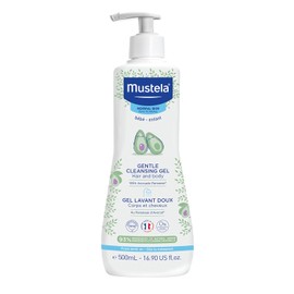 Mustela Gel de Limpieza Suave para Bebé - Jabón para el Cabello y Cuerpo del Bebé - con Aguacate Natural Fortificado con Vitamina B5 - Fórmula Biodegradable y Sin Lágrimas - Paquete de 1 o 2 - Varios