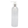 Clear Plastic Pump Bottle Dispenser Empty Refillable Massage Oil Bottle
