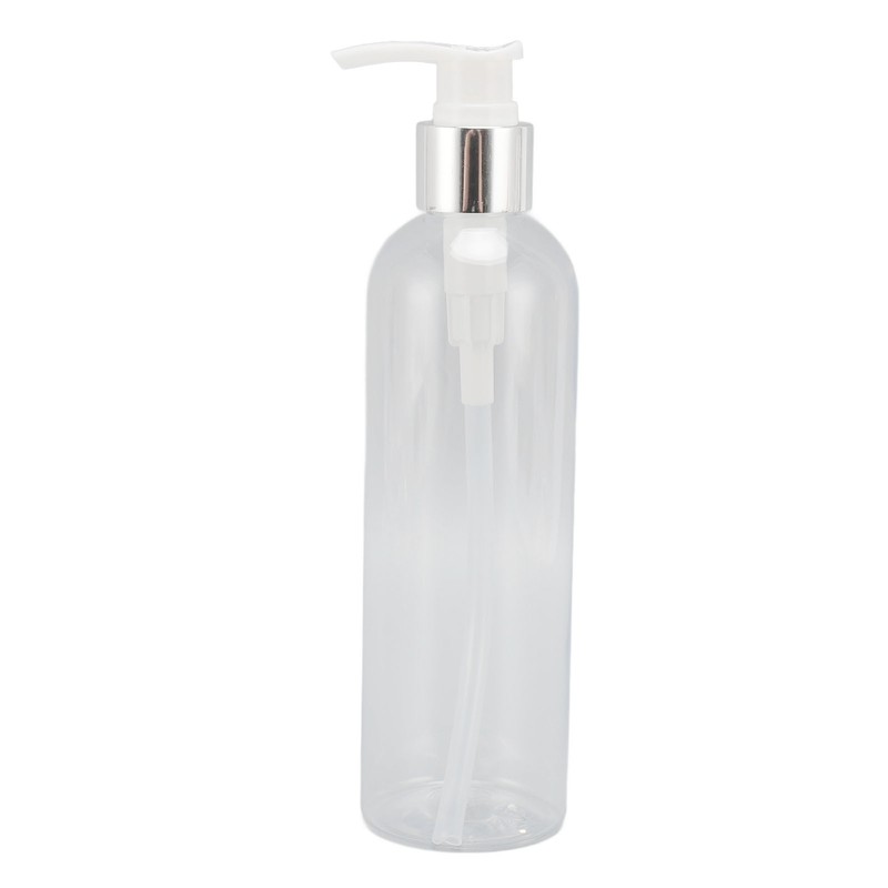 Clear Plastic Pump Bottle Dispenser Empty Refillable Massage Oil Bottle
