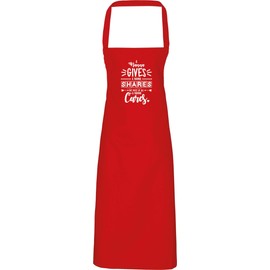 Hippowarehouse A Nanna Gives, A Nanna Shares, But Most of All a Nanna Cares Apron kitchen cooking painting DIY onesize adult
