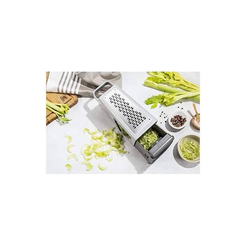 ZWILLING Trasmissione quadrata Z-Cut, multifunzionale, lama in acciaio inossidabile, custodia