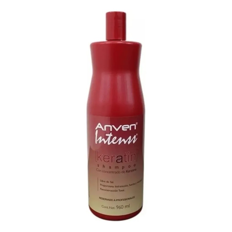 Oferta Anven Intenss Shampoo Keratin Libre De Sal 960ml