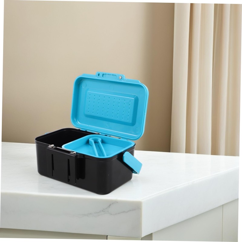 Abaodam Fishing Bait Container Worm Bait Holder Portable Tackle Box