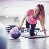 Fit Even Exercise Ball Purple, 9 Inch Soft PVC -