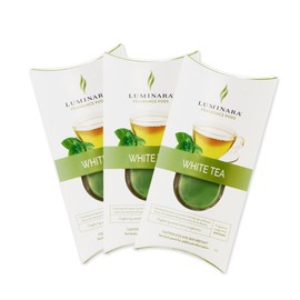 Luminara Fragrance Diffusing Pods - Set of 3 (White Tea) - Natural Home Scent Refills - Air Purifying Reed Diffuser Alternative for Room Ambiance