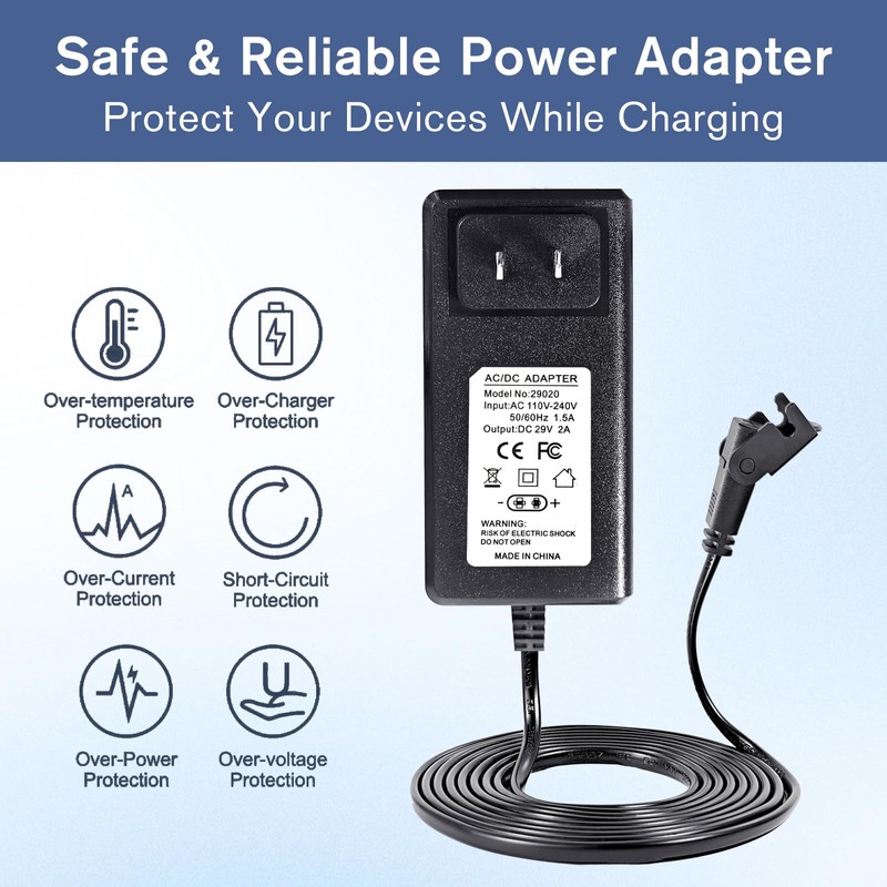 29V Dual Motor Power Supply Kit, Universal Recliner Power Cord