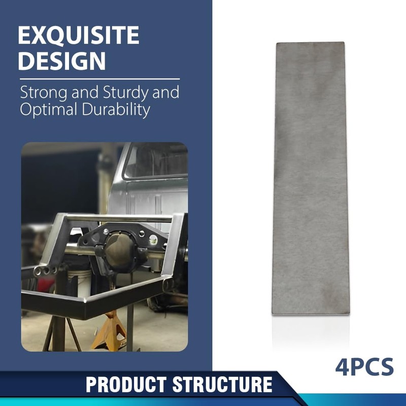 PIT66 Weld-on Lowering Truck Under Bed Frame 10" Tall Step