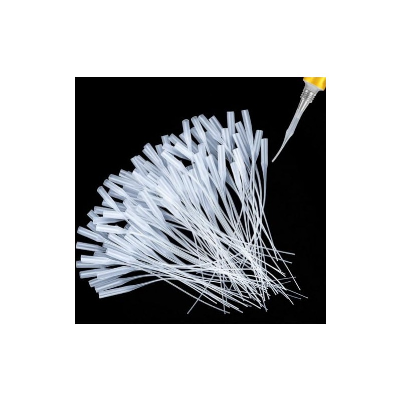 100 Pcs Glue Micro Tips Applicator Nozzle for Glue Bottle