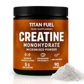 500g Micronised Creatine Monohydrate Powder – 100% Pure Creatine, 5g Daily Dose, Easy Mix, Unflavoured, Lab Tested, Gym Supplement for Strength & Performance