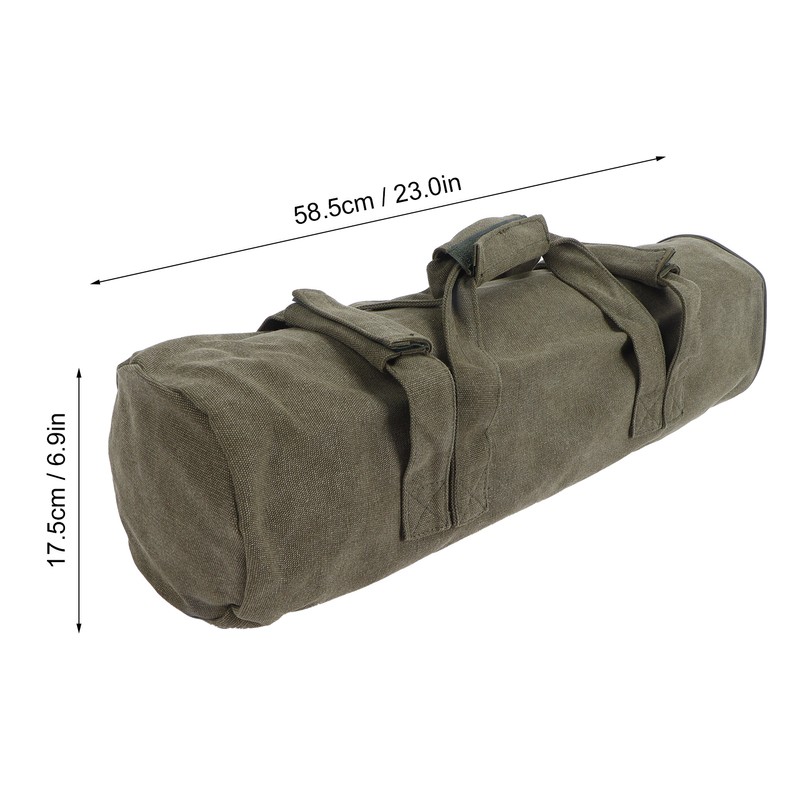 Adjustable Fitness Sandbags Canvas WeightBearing Training Bag for Garden Training(Military