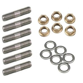 Speedway Motors Tru-Lite Titanium Torque Tube Stud Kits, Includes 6 Studs, Jet Nuts and Washers, Universal Fit, Easy Installation to Attach Torque Tubes to Rear-Ends