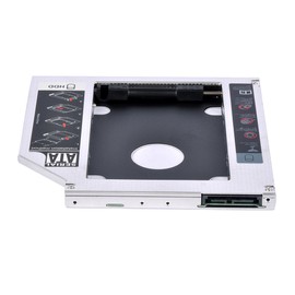 EHZ-SHOP 9.5 mm Hard Drive Caddy Tray 2.5 inch Universal SATA to SATA 2nd SSD HDD Hard Drive Caddy Tray Enclosures for laptop with 9.5mm Optical Drive slot