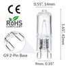 Simba Lighting Halogen Light Bulb G9 T4 25W JCD Bi-Pin