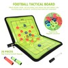 LUFEIS Football Tactical Board, Trainer Folder, Portable Trainer Folder with