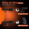 Ufixed 1/4” Pressure Washer Hose 25FT M22-14, 3600psi,Quick Connect,360° Swivel,Kink-resistant,Suit