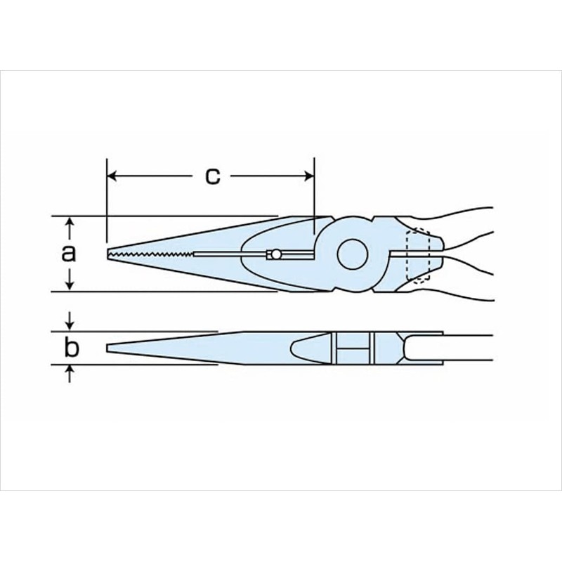 室本鉄工 メリー 105H-150 ラジオペンチ(成形)