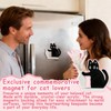Wshxjzyay 2 Pack Cat Whisker Holder, Cute Black Cat Vase