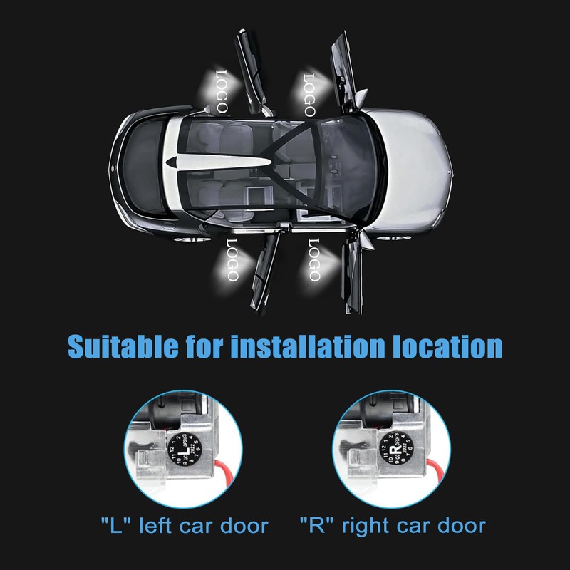 Never Fade LED Car Door Light Door Light Logo Welcome