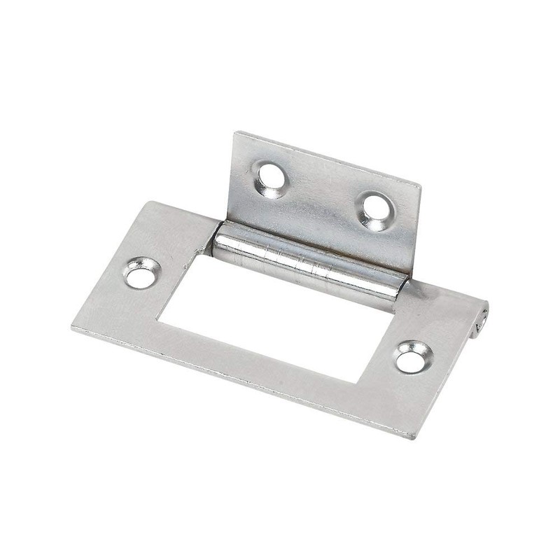 3 Pairs (6 Unit) Flush Hinge Polished Chrome 51 x