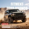 KUAFU Front Bumper Skid Plate Compatible with 2021-2025 Ford Bronco
