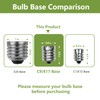 MEILUX 100Pack C9 Christmas LED Light Bulbs, Strawberry Replacement Bulb