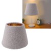 Table Lamp Shade Plush Cloth Tapered Simple Exquisite Lampshade for